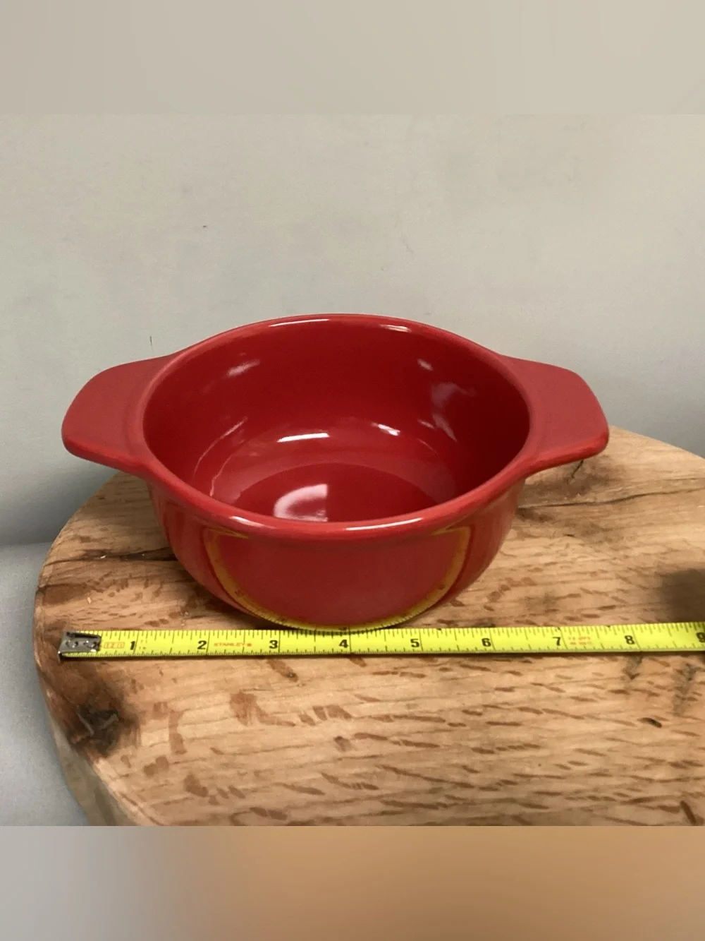 🔴 Vintage Chantal Cookware Casserole Dish / Soup Bowl - Beautiful Red Design